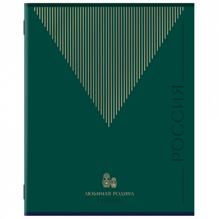 Тетрадь А5, 48 л., STAFF, скоба, линия, офсет №2 ЭКОНОМ, обложка картон, ТЕМНАЯ, 405629