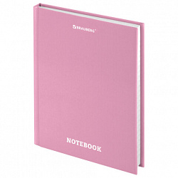 Блокнот МАЛЫЙ ФОРМАТ (110х147 мм), А6, 80 л., твёрдый, клетка, BRAUBERG, МОРАНДИ, 118557