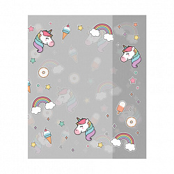 Обложки "UNICORN" для тетрадей и дневников, КОМПЛЕКТ 10 шт., ПЛОТНЫЕ, 210х350 мм, 110 мкм, FUNSTER (ФАНСТЕР), 274084