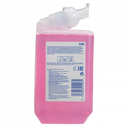 Картридж с пенным мылом одноразовый KIMBERLY-CLARK Scott "Essential", 1 л, розовый, артикул 6340