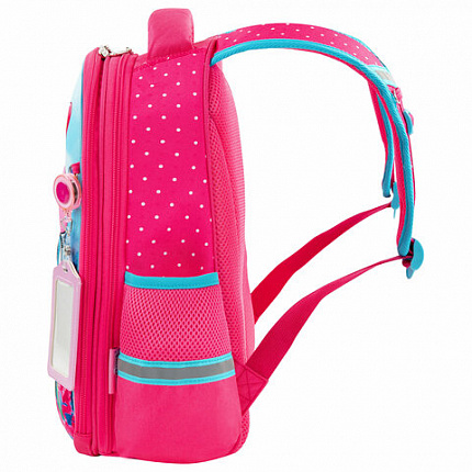 Ранец ЮНЛАНДИЯ LIGHT, 2 отделения, "Pretty mouse", 3D панель, 38х29х16 см, 270606