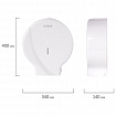 Диспенсер для туалетной бумаги LAIMA PROFESSIONAL ORIGINAL (Система T1), БОЛЬШОЙ, белый, ABS-пластик, 605768