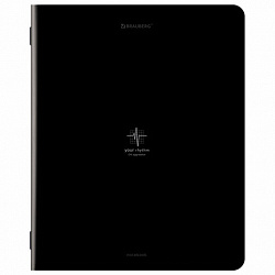 Тетрадь А5, 48 л., BRAUBERG, скоба, клетка, SoftTouch, "Ритм", (микс в спайке), 405331