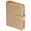 Ежедневник-органайзер недатированный B6 150x190 мм BRAUBERG "Comodo", под кожу, 160 л., бежевый, 116206