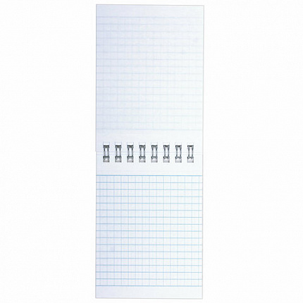 Блокнот МАЛЫЙ ФОРМАТ А7 75х105 мм, 40 л., гребень, картон, клетка, BRAUBERG "Minimal Pastel", 116431