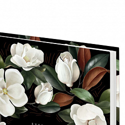 Ежедневник датированный 2026 145х215 мм, А5, STAFF, ламинированная обложка, "Магнолия", 117326