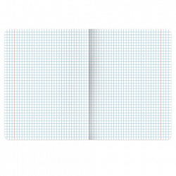 Тетрадь А5, 48 л., BRAUBERG, скоба, клетка, глянцевый лак, "Русская природа" (микс в спайке), 405651