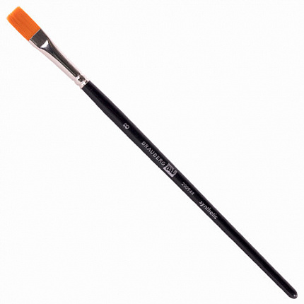 Кисти художественные BRAUBERG ART CLASSIC, набор 3 штуки, синтетика (круглая № 2, плоские № 8, 12), 200944