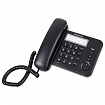 Телефон PANASONIC KX-TS2352RUB, черный, память 3 номера, повторный набор, тональный / импульсный режим, индикатор вызова