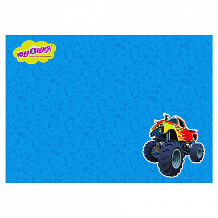 Настольное покрытие ЮНЛАНДИЯ для труда и творческих занятий, ПВХ, "БИГФУТ", 50х70 см, 662458