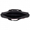 Сумка портфель BRAUBERG PRACTICAL с отделением для ноутбука 15,6", "Red line", черная, 29х40х7 см, 270829