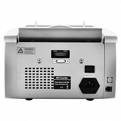 Счетчик банкнот MERTECH C-3000 WHITE, 1000 банкнот/мин, ИК, УФ детекция, фасовка, белый, 5517