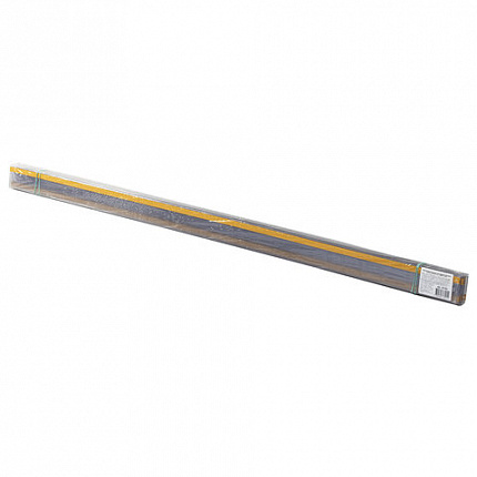 Ценникодержатели полочные самоклеящиеся прозрачные 1000 мм, КОМПЛЕКТ 10 шт., DBR39, 197265