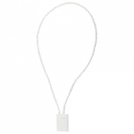 Биркодержатели веревочные с пластиковой пломбой 17 см, STAFF, КОМПЛЕКТ 1000 штук, белые, 291275