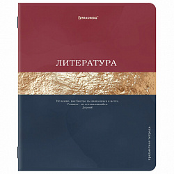 Тетради предметные, КОМПЛЕКТ 12 ПРЕДМЕТОВ, 48 л., матовая ламинация, фольга, BRAUBERG "GOLDY", 405178