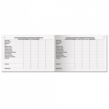 Медицинская карта "История развития ребенка, форма №112, 96 л., картон, А5 (205х150 мм), универсальная, STAFF, 130173