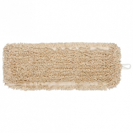 Насадка МОП плоская для швабры/держателя 50 см, уши/карманы (ТИП У/К), нашивной хлопок, LAIMA EXPERT, 605304