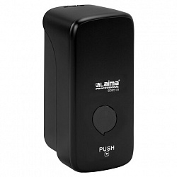 Дозатор для жидкого мыла LAIMA PROFESSIONAL PREMIUM BLACK, НАЛИВНОЙ, 1 л, черный, ABS-пластик, 609519