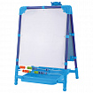 Мольберт растущий для мела/магнитно-маркерный, 53х46 см, BRAUBERG "NIKA KIDS", синий, 238049