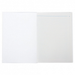 Книга учета 96 л., линия, твердая, картон, глянцевая, типографский блок, А4 200х290 мм, STAFF, 130221