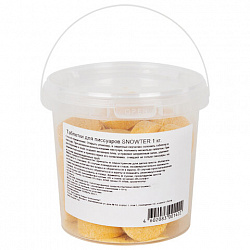 Таблетки для писсуаров 1 кг, SNOWTER (Сноутер), дезодорирующие, ведерко, 4602083001422