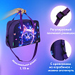 Сумка для занятий с плечевым ремнем, подкладкой BRAUBERG KIDS с ручками, 35x25x15 см, "Curious cat", 273291