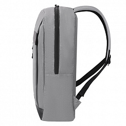 Рюкзак HEIKKI PLANE (ХЕЙКИ) универсальный, отделение для ноутбука, серый, 42х30х14 см, 273887