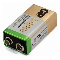 Батарейка 1 шт., GP Super G-Tech, Крона (6LR61, 6LF22, 1604A), алкалиновая, в пленке, 1604A-5S1