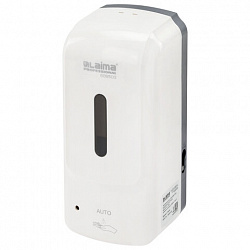 Дозатор для жидкого антисептика LAIMA PROFESSIONAL SUPER, СЕНСОРНЫЙ, 1 л, белый, ABS-пластик, 609503