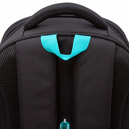 Ранец GRIZZLY анатомическая спинка, c бейджем, для мальчиков, "THE COOLEST", 36х28х20 см, RAz-587-9/1