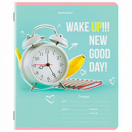 Тетрадь 12 л. BRAUBERG клетка, обложка картон, МИКС-4, 107276