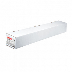 Бумага широкоформатная рулон для плоттера 610 мм х 30 м х втулка 50,8 мм, 160 г/м2, белизна CIE 146%, BRAUBERG, 110623