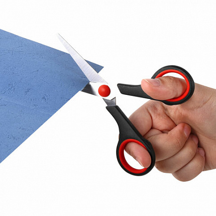 Ножницы BRAUBERG НАБОР 3 шт. (140, 190, 240 мм), эргономичные вставки, ВЫГОДНАЯ УПАКОВКА, 238168