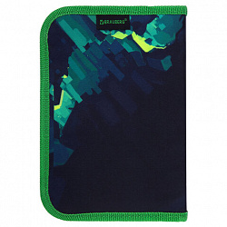 Пенал BRAUBERG, 1 отделение, 1 откидная планка, полиэстер, 21х14 см, "Ominous spider", 273525