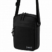 Сумка на плечо HEIKKI COMPACT (ХЕЙКИ), два кармана, черная, 22х17х6 см, 272630