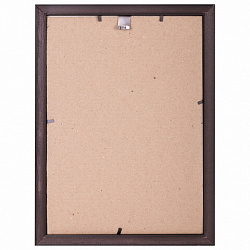 Рамка 21х30 см небьющаяся, пластик, багет 20 мм, BRAUBERG "HIT3", бронза с двойной позолотой, 390989