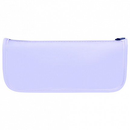 Пенал мягкий BRAUBERG KIDS, 2 отделения, полиэстер, "Pastel purple", 22x10x6 см, 273550