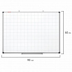 Доска магнитно-маркерная В КЛЕТКУ, 60х90 см, алюминиевая рамка, BRAUBERG "Extra", 237563
