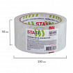 Клейкая лента упаковочная 50 мм x 66 м, прозрачная, толщина 40 микрон, STAFF CLASSIC, 440175