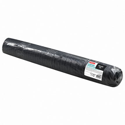 Коврик придверный 60х90 см, ЧЕРНЫЙ, влаго-грязезащитный, 450 г/м2, ребристый, PRIMILA (ПРИМИЛА) EXTRA, 701029