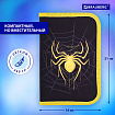 Пенал BRAUBERG с наполнением, 1 отделение, 1 откидная планка, 24 предмета, 21х14 см, "Venomous spider", 271526