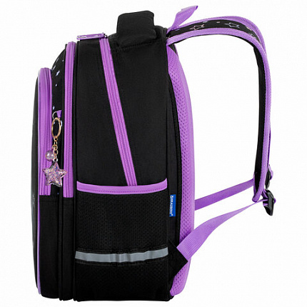 Рюкзак BRAUBERG OPTIMA, 2 отделения, с брелоком, "Radiant unicorn", 36х27х18 см, 273157