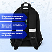 Ранец BRAUBERG KIDS START, 1 отделение, 2 кармана, "Герой в космосе", СВЕТЯЩИЙСЯ, 35х26х13 см, 274408