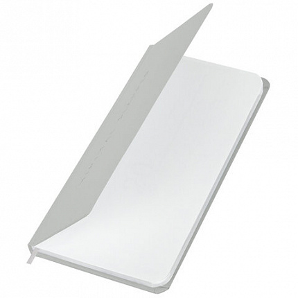 Еженедельник недатированный с резинкой 171х93 мм, BRAUBERG, твердый, 64 л., "Minimal", серый, 116311