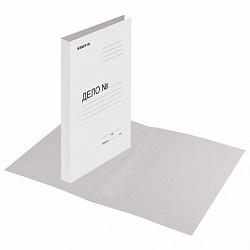 Папка без скоросшивателя "Дело", картон, плотность 220 г/м2, до 200 листов, STAFF, 128988