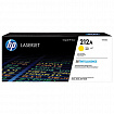 Картридж лазерный HP (W2122A) Color LaserJet M554/M555, №212A, желтый, оригинальный, ресурс 4500 страниц