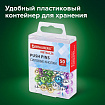 Силовые кнопки-гвоздики BRAUBERG METALLIC, цвет ассорти металлик (шарики), 50 штук, 10 мм, 272757