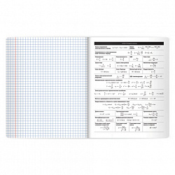 Тетрадь предметная BLACK MODE 48 л., пластиковая обложка, ФИЗИКА, клетка, подсказ, BRAUBERG, 405524