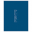 Тетрадь А5 96 л., HATBER-ECO, скоба, офсет №2, ЭКОНОМ, клетка, обложка картон, PURE Colour, "Голубика", 092123, 96Т5C1_34813