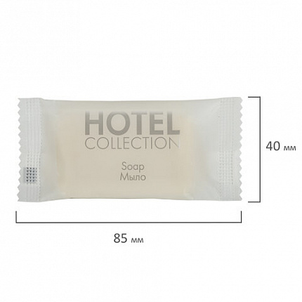 Мыло одноразовое 13 г, КОМПЛЕКТ 500 шт., HOTEL COLLECTION, саше, флоупак, 2000312
